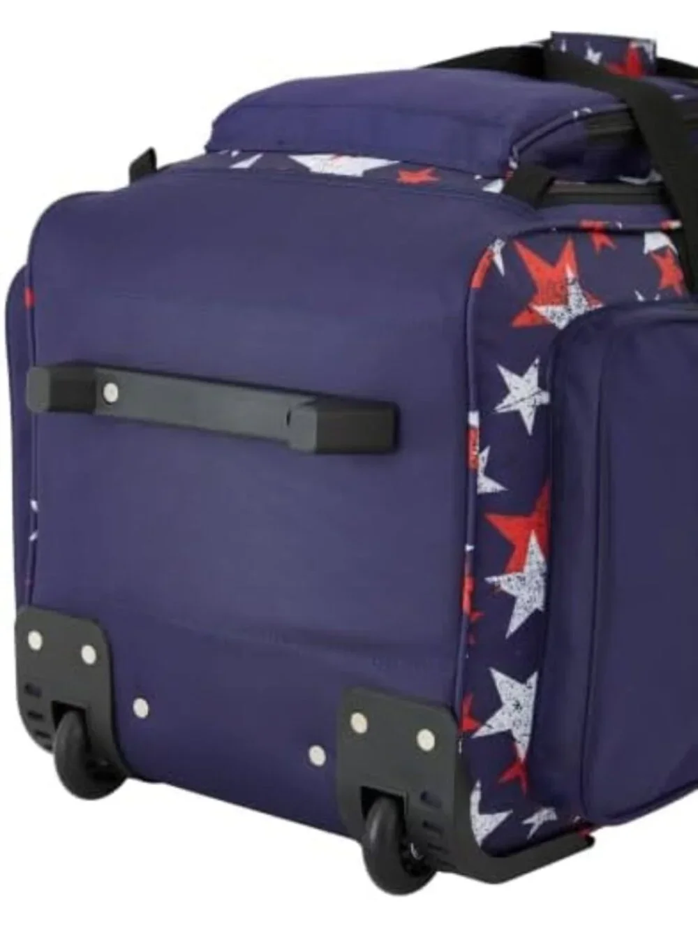 30” Rolling Duffel Bag with American Stars Design - Travel, Gym, Weekend Getaway